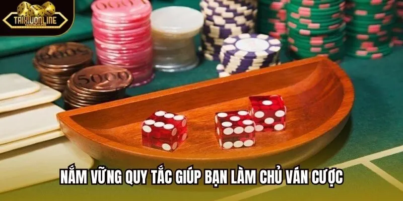Nắm vững quy tắc giúp bạn làm chủ ván cược